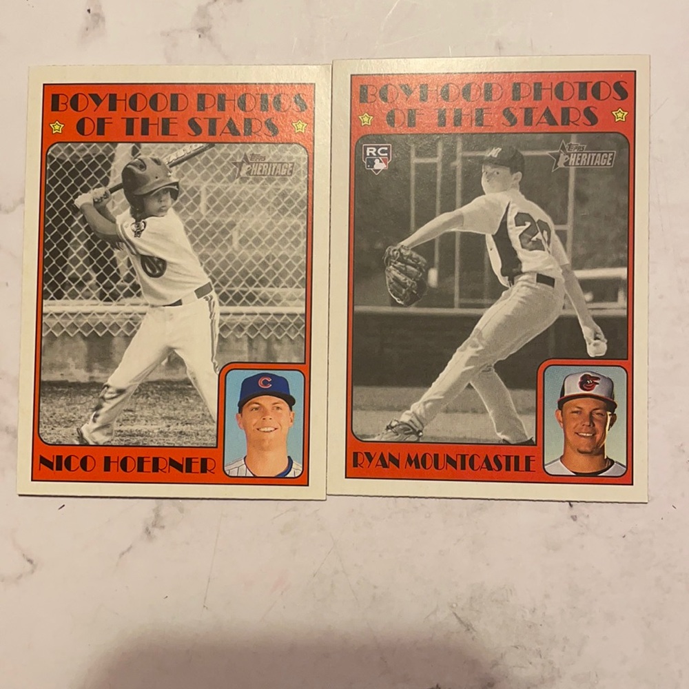 Topps Boyhood Photos of the Stars cards